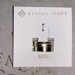 Kendra Scott gld midi rings